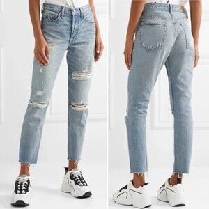 GRLFRND Jeans Karolina High Rise Jean in A Little More Love Wash Size 30 Petite